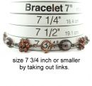 Vintage garnet bracelet Victorian style