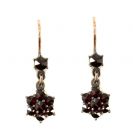 For Carol only : Bohemian garnet earrings