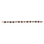 Vintage garnet bracelet Victorian style