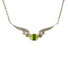 Markasit Collier mit im.Peridot