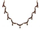 Vintage Victorian drippy garnet necklace