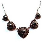 gr. Collier mit 5 Herzen