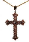gr. Kreuz 2-reihig  mit r.MittelGranat