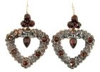 Garnet earrings