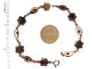 Vintage genuine garnet drops bracelet