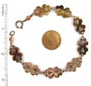 Vintage Victorian garnet bow bracelet