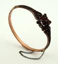 Vintage Victorian garnet bangle