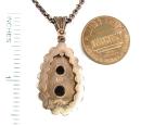 Vintage Garnet Drop Pendant