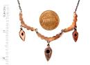 Vintage Three Drops Garnet Necklace
