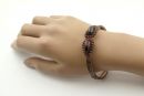 Vintage garnet bangle Victorian style
