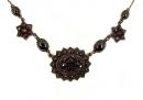 (LADE) Vintage garnet necklace Victorian style