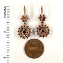 Bohemian pending garnet earrings