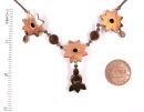 Vintage garnet necklace Victorian style