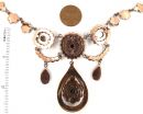 Vintage garnet necklace Victorian style