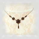 Gorgeous Original Bohemian garnet drop necklace