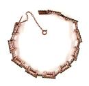 Breathtaking Bohemian Art-Déco style garnet bracelet