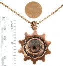 Vintage garnet pendant Victorian style