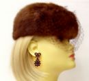 Exquisite Bohemian garnet bow & drop earrings