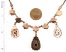 Vintage garnet necklace Victorian style
