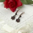 For Carol only : Bohemian garnet earrings