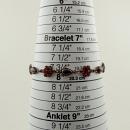 Vintage garnet bracelet Victorian style