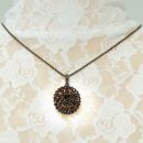 Vintage Bohemian garnet locket/pendant