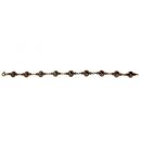 #Vintage bracelet w/ oval cabouchon garnets in Victorian style