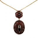 ZU ÄHNLICH Impressive Vintage garnet pendant/locket in Victorian style