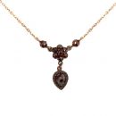 # ZU ÄHNLICH Vintage garnet necklace Victorian style