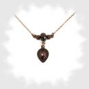Vintage garnet necklace Victorian style