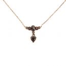 Vintage garnet necklace Victorian style
