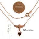 Vintage garnet necklace Victorian style
