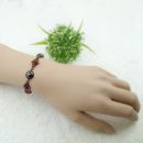 Vintage garnet bracelet Victorian style