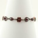 Vintage garnet bracelet Victorian style