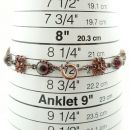 Vintage garnet bracelet Victorian style