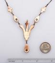 Vintage Victorian garnet necklace