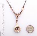 Vintage Victorian garnet necklace