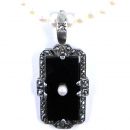 Marcasite Pearl Collier