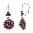 Boh.garnet earring