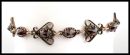 Vintage Victorian floral garnet bracelet