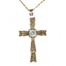 Marcasite Cross Collier