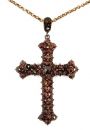gr. Kreuz 2-reihig  mit r.MittelGranat