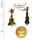Garnet earrings *w/ 14ctgold wire