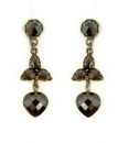 Ohrringe mit Herzbriollette