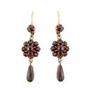 Rosettenohrringe mit Briollette