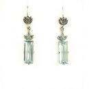 Markasit Ohrringe im Art Deco Stil