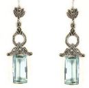 Markasit Ohrringe im Art-Deco Stil